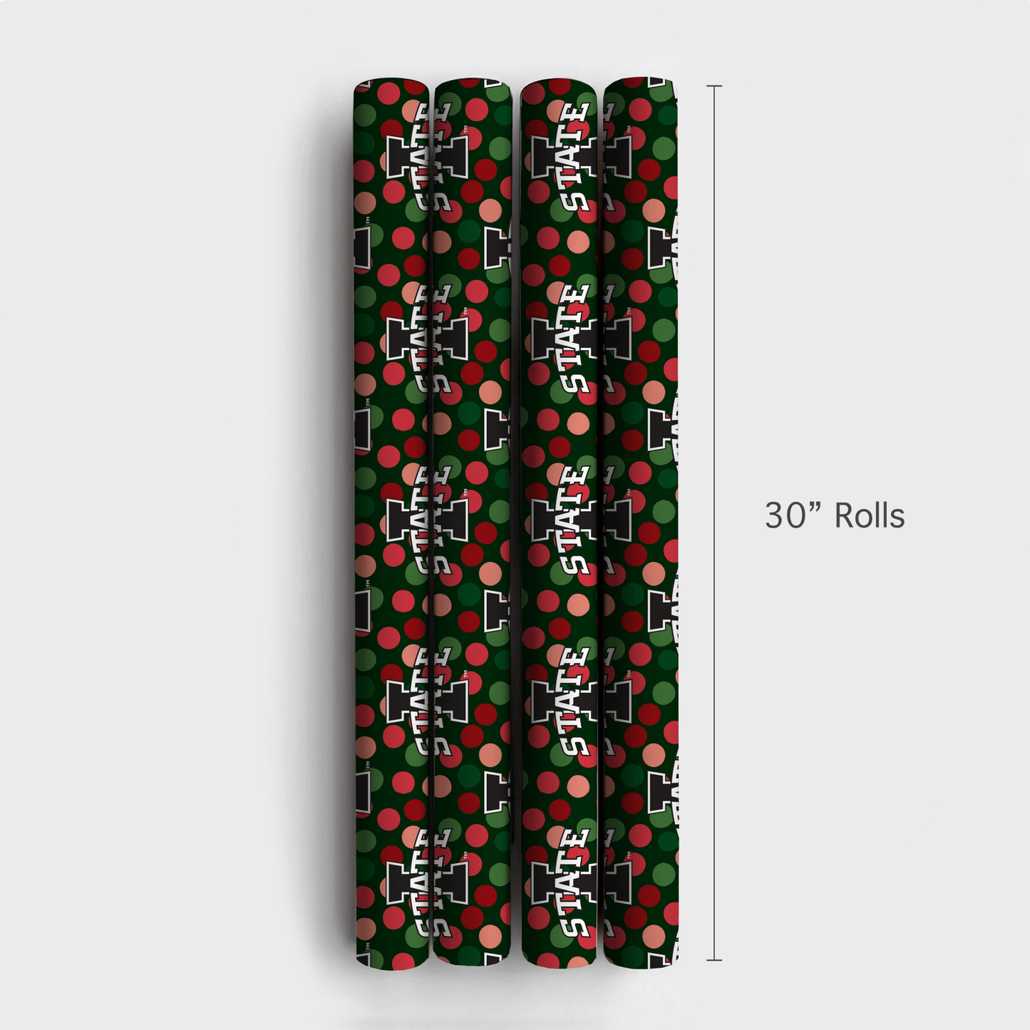 Iowa State Christmas Dots - Wrapping Paper - Aspen & Arlo