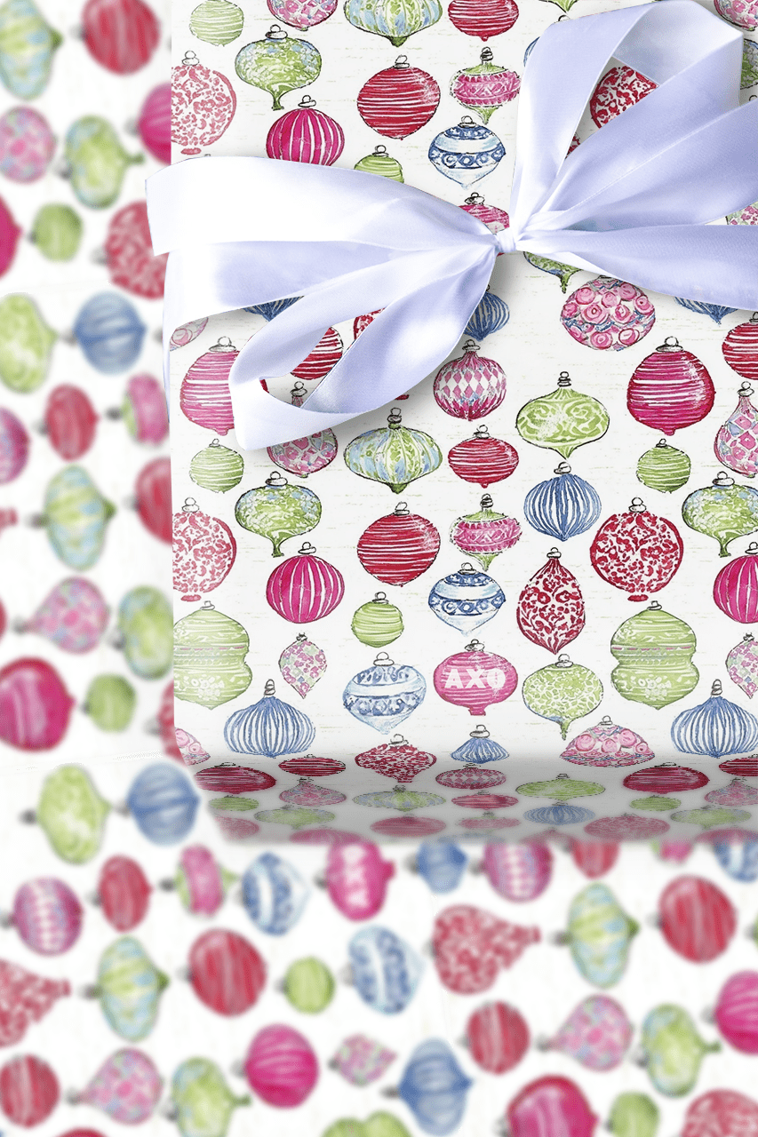 Glass Bauble - Wrapping Paper - Aspen & Arlo