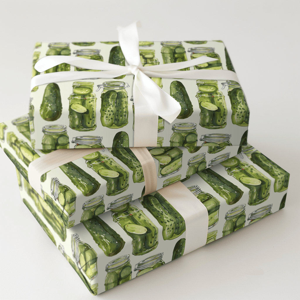 Pick your Pickles - Wrapping Paper - Aspen & Arlo