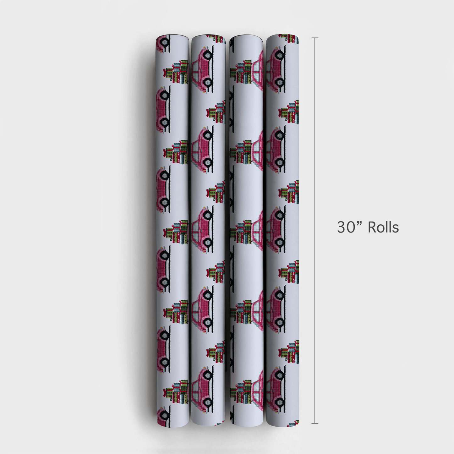 Needlepoint Pink Presents - Wrapping Paper - Aspen & Arlo