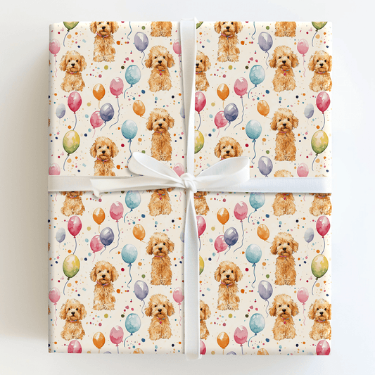 Lets Pawty - Wrapping Paper - Aspen & Arlo