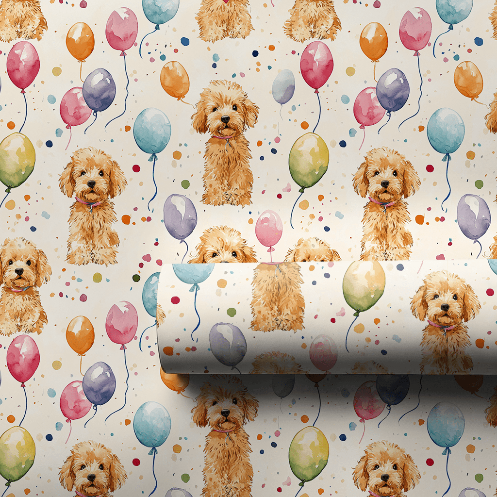 Lets Pawty - Wrapping Paper - Aspen & Arlo