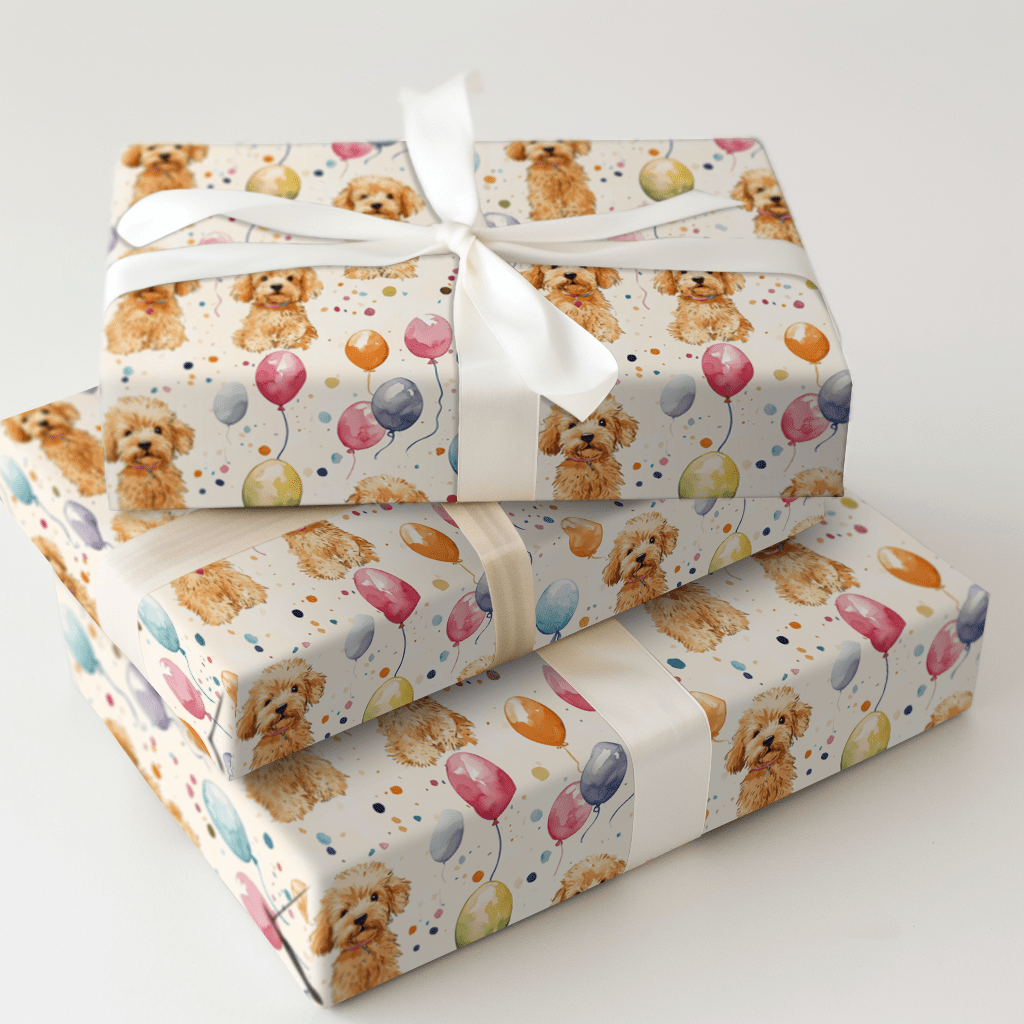 Lets Pawty - Wrapping Paper - Aspen & Arlo