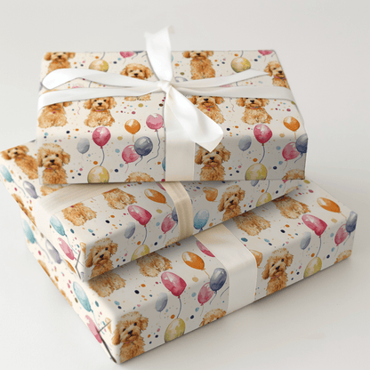 Lets Pawty - Wrapping Paper - Aspen & Arlo