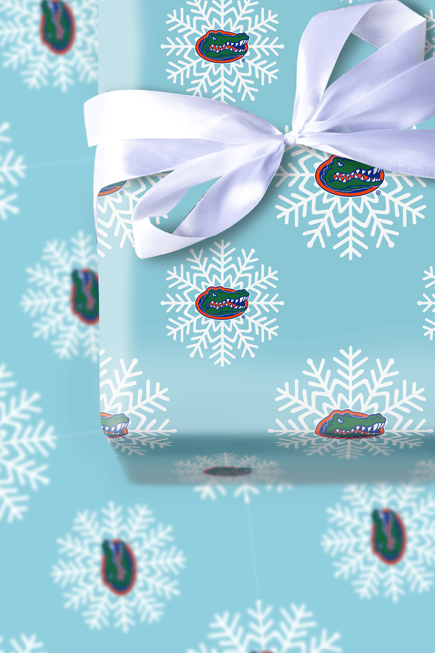 Everglade Frostflake - Wrapping Paper - Aspen & Arlo