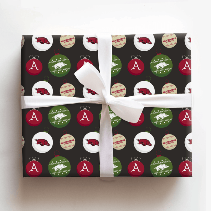 Baseball Hog Oraments - Wrapping Paper - Aspen & Arlo