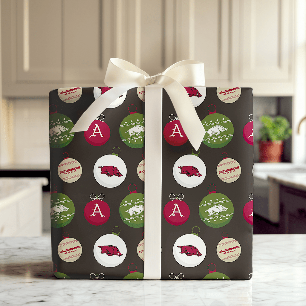 Baseball Hog Oraments - Wrapping Paper - Aspen & Arlo
