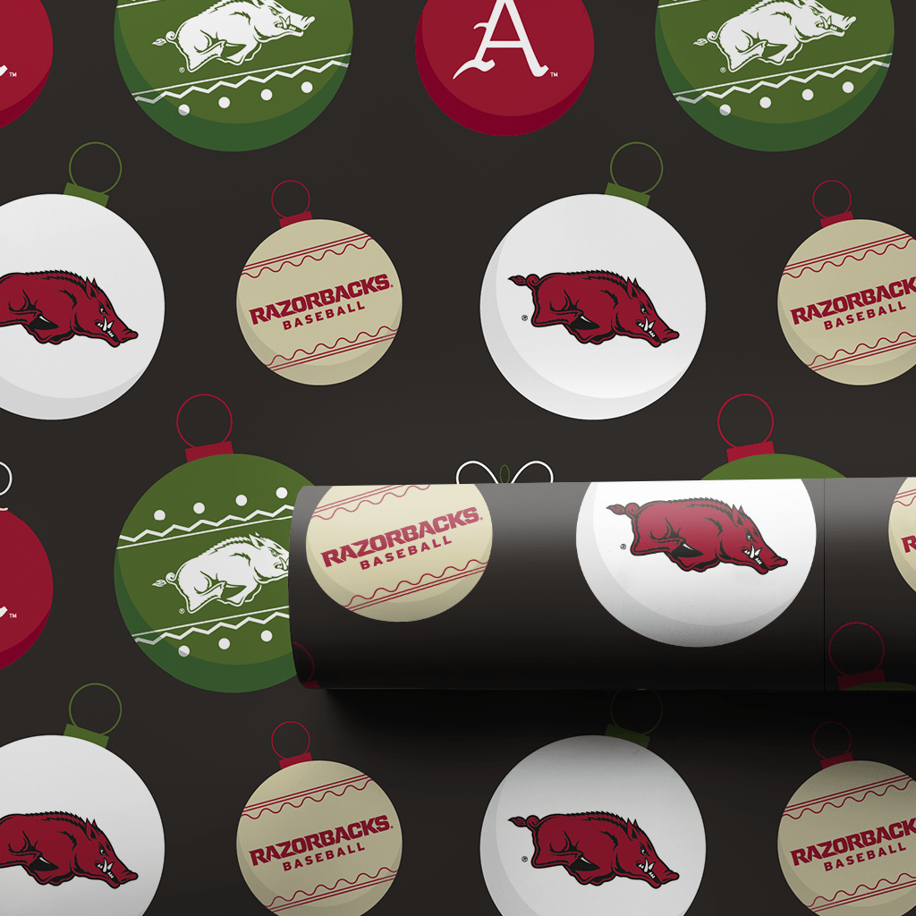 Baseball Hog Oraments - Wrapping Paper - Aspen & Arlo