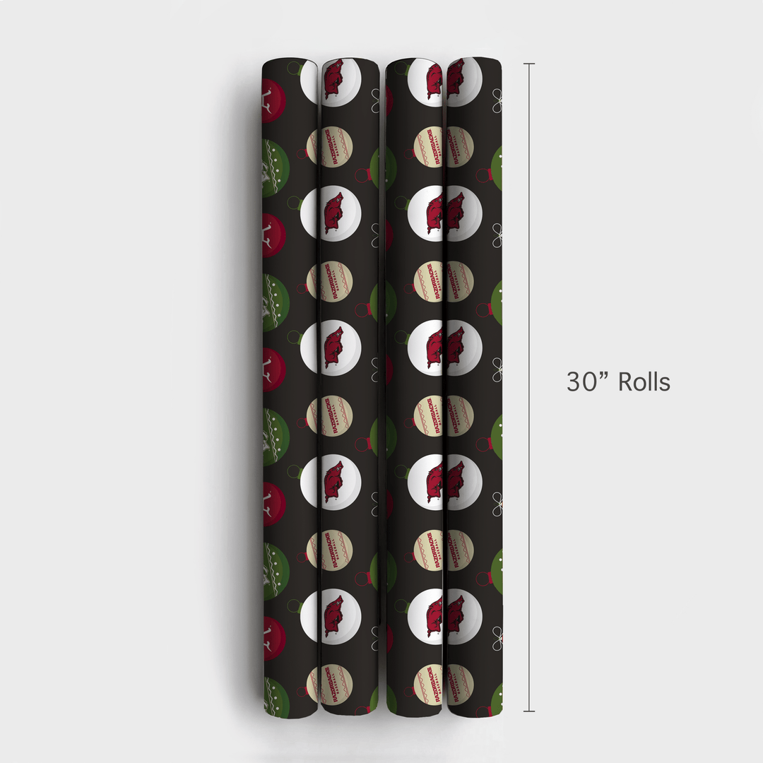 Baseball Hog Oraments - Wrapping Paper - Aspen & Arlo