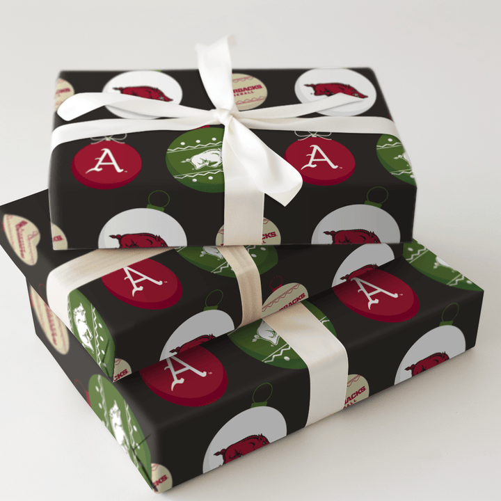 Baseball Hog Oraments - Wrapping Paper - Aspen & Arlo
