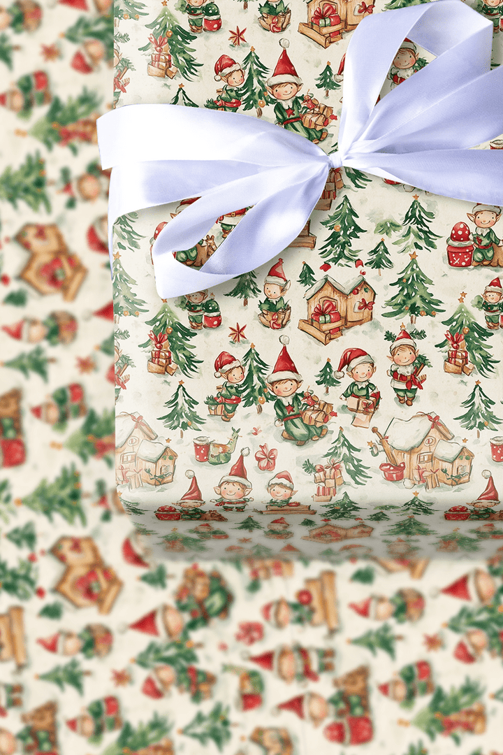 Jolly Little Helper - Wrapping Paper - Aspen & Arlo