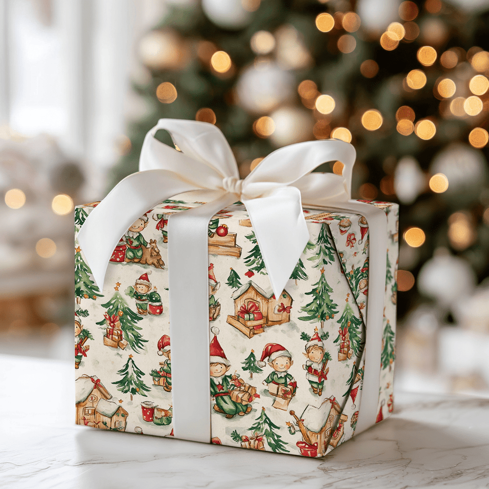 Jolly Little Helper - Wrapping Paper - Aspen & Arlo