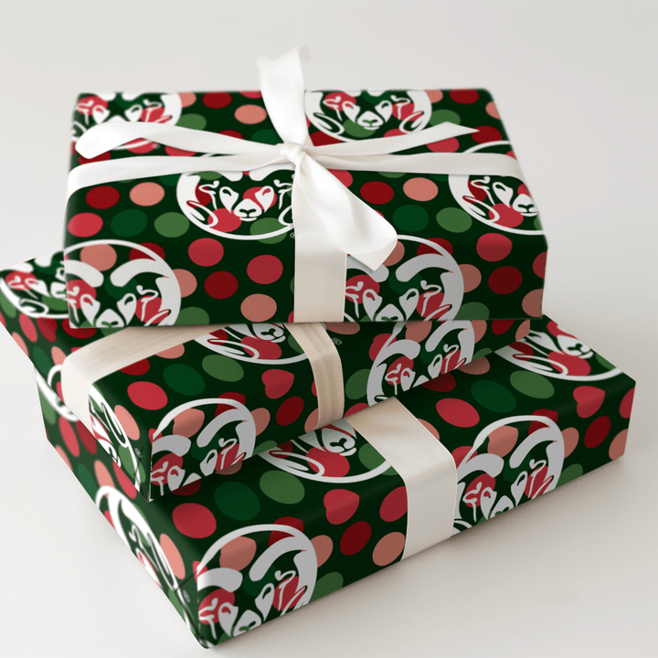 CSU Winter Dots - Wrapping Paper - Aspen & Arlo