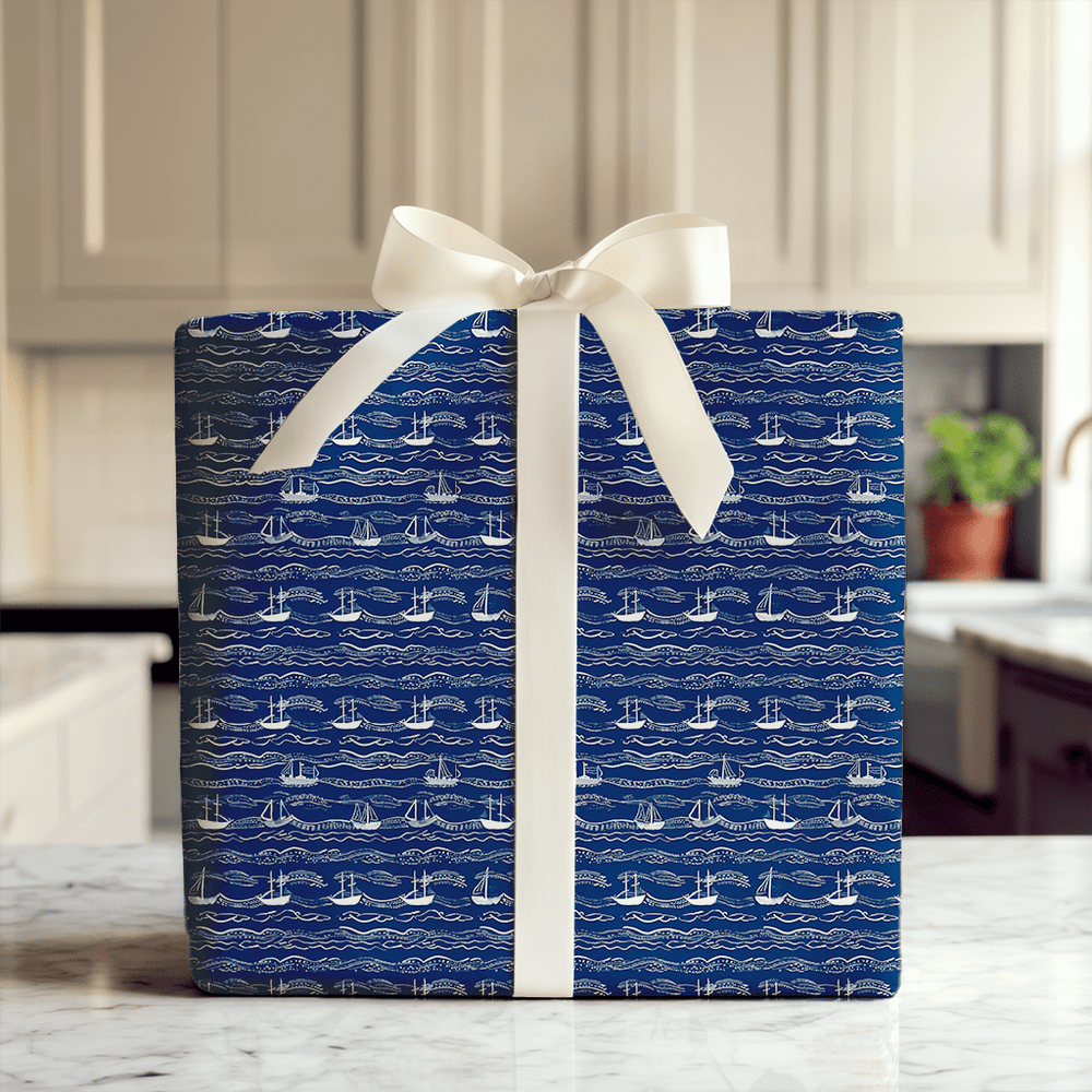 So Long Sailor - Wrapping Paper - Aspen & Arlo