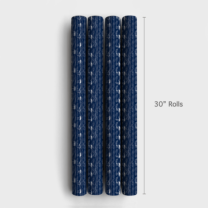 So Long Sailor - Wrapping Paper - Aspen & Arlo