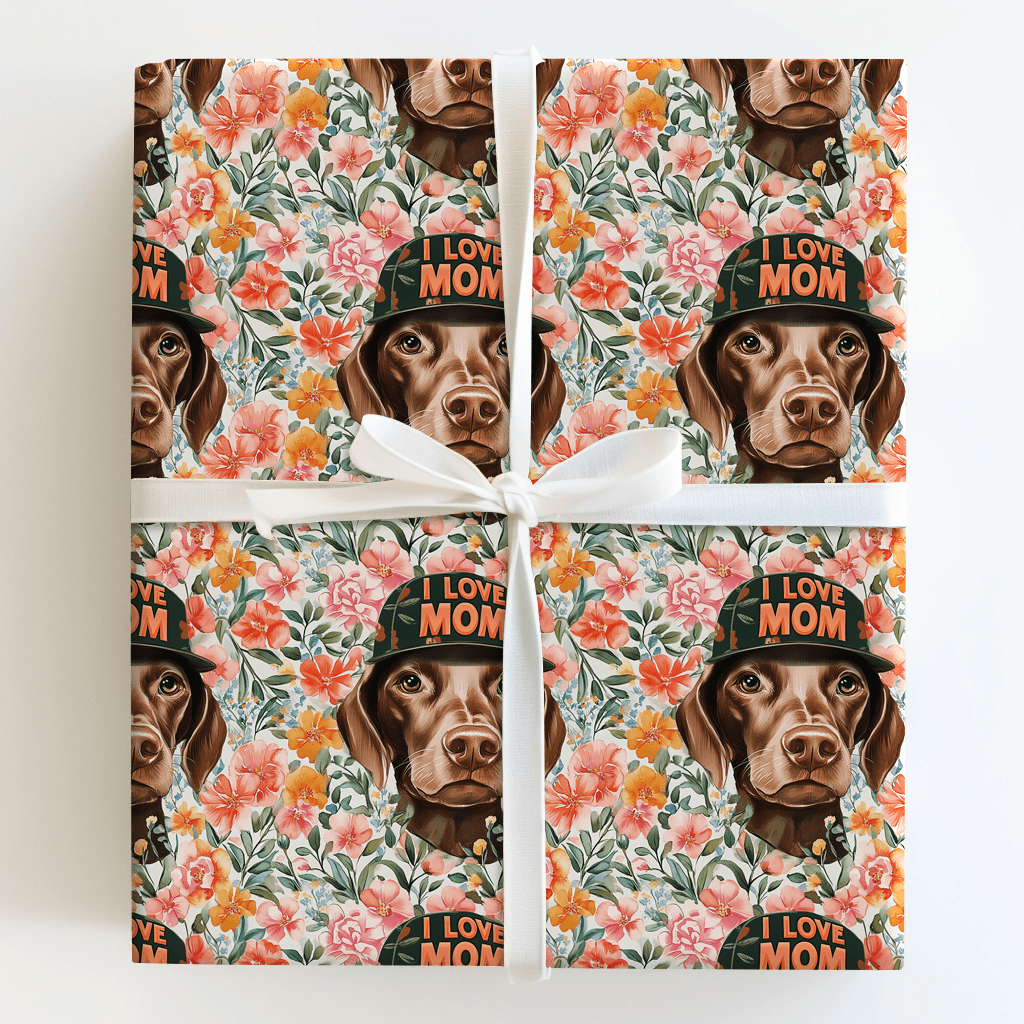 Mom's Favorite Vizsla - Wrapping Paper - Aspen & Arlo