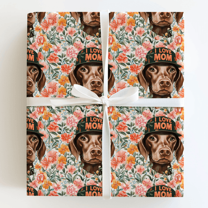 Mom's Favorite Vizsla - Wrapping Paper - Aspen & Arlo