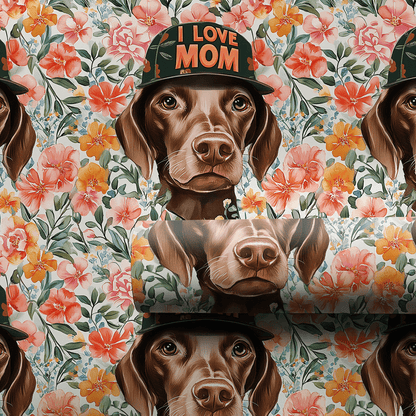 Mom's Favorite Vizsla - Wrapping Paper - Aspen & Arlo