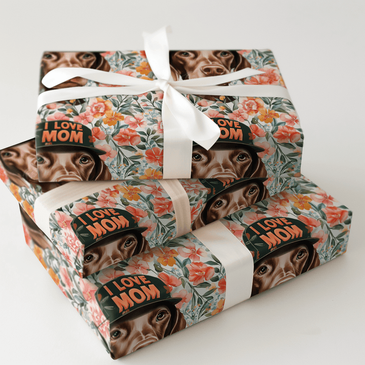 Mom's Favorite Vizsla - Wrapping Paper - Aspen & Arlo