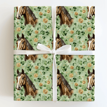 Golden with the Missouri Fox Trotter - Wrapping Paper - Aspen & Arlo