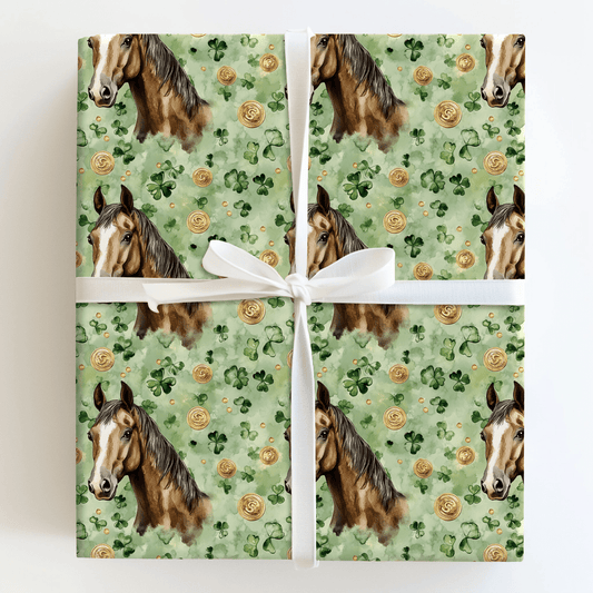 Golden with the Missouri Fox Trotter - Wrapping Paper - Aspen & Arlo
