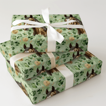 Golden with the Missouri Fox Trotter - Wrapping Paper - Aspen & Arlo
