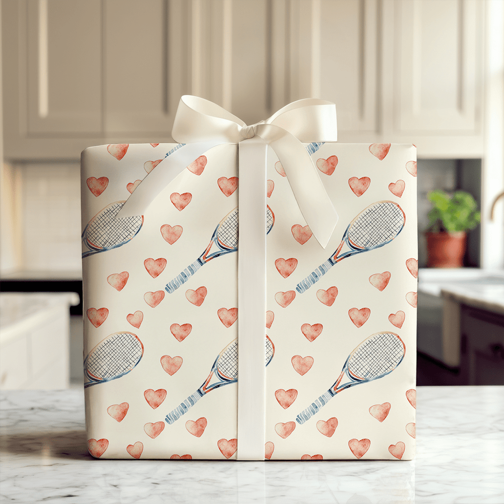 Racket Love - Wrapping Paper - Aspen & Arlo