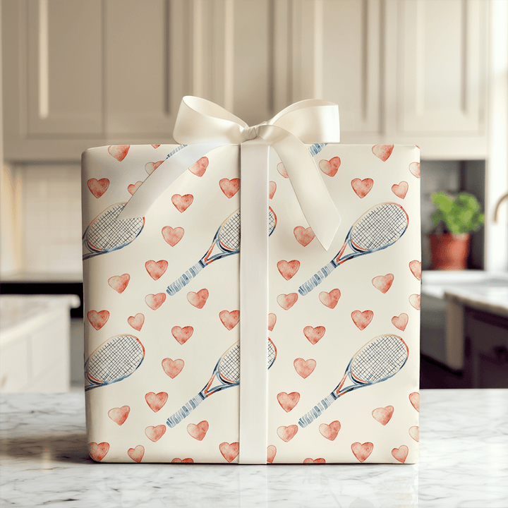 Racket Love - Wrapping Paper - Aspen & Arlo