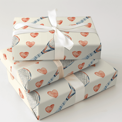 Racket Love - Wrapping Paper - Aspen & Arlo