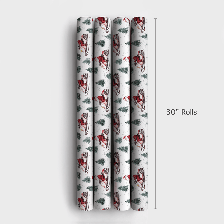 Slope Cheer - Wrapping Paper - Aspen & Arlo