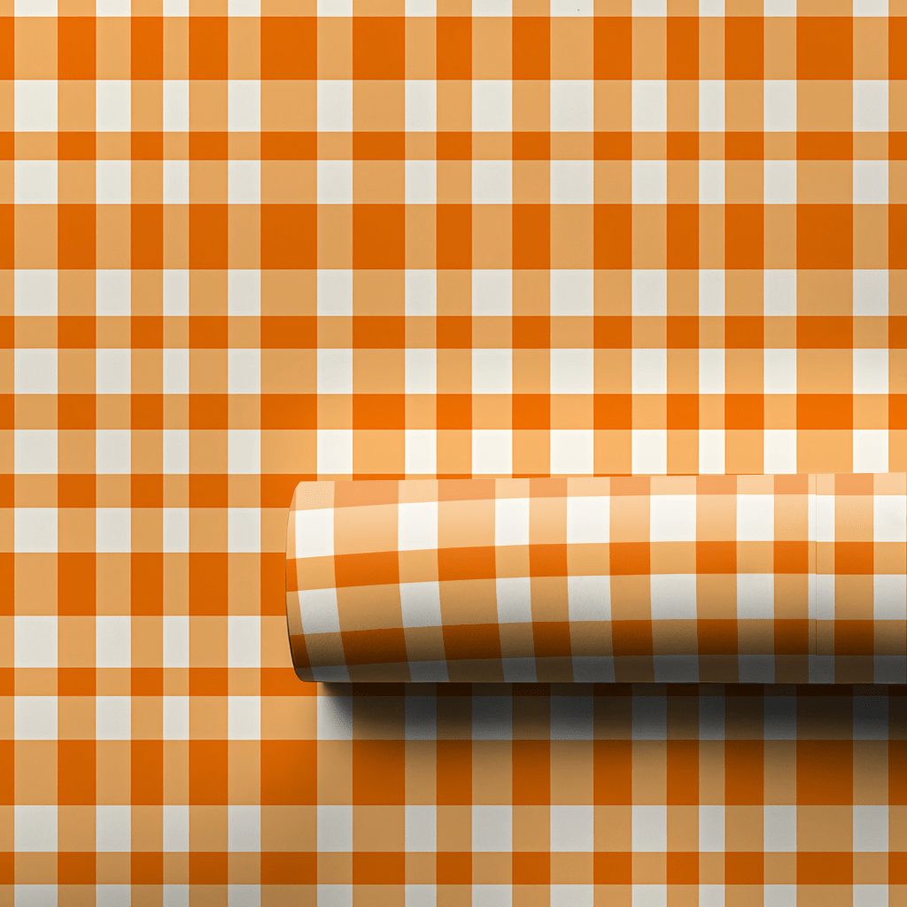 Marigold Gingham - Wrapping Paper - Aspen & Arlo