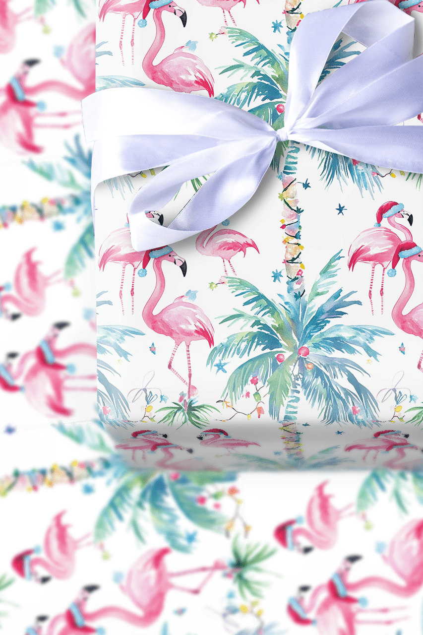 Deck the Palms - Wrapping Paper - Aspen & Arlo