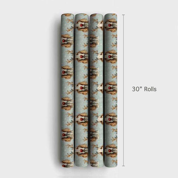 Rudolph the English Setter - Wrapping Paper - Aspen & Arlo
