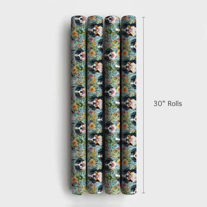Garden with the Bernese Mountain Dog - Wrapping Paper - Aspen & Arlo