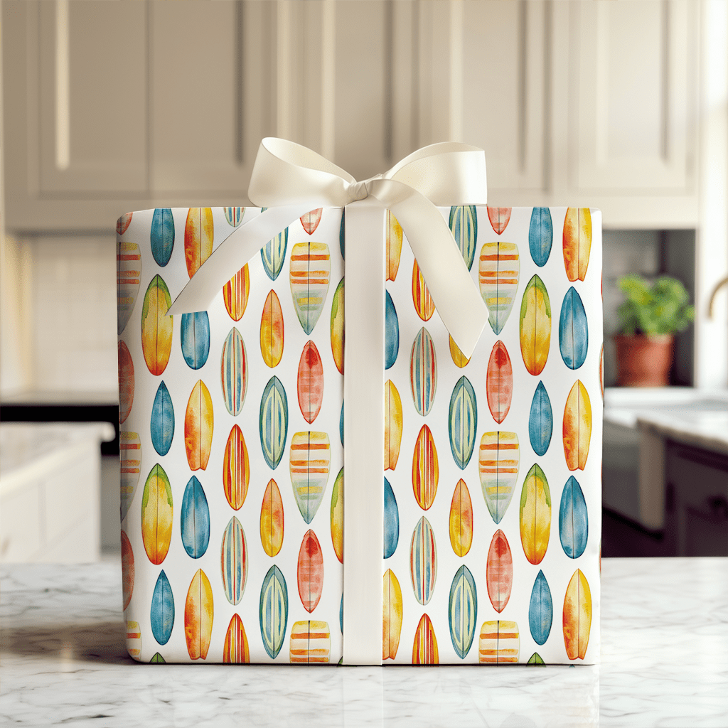 Shore Thing Dude - Wrapping Paper - Aspen & Arlo