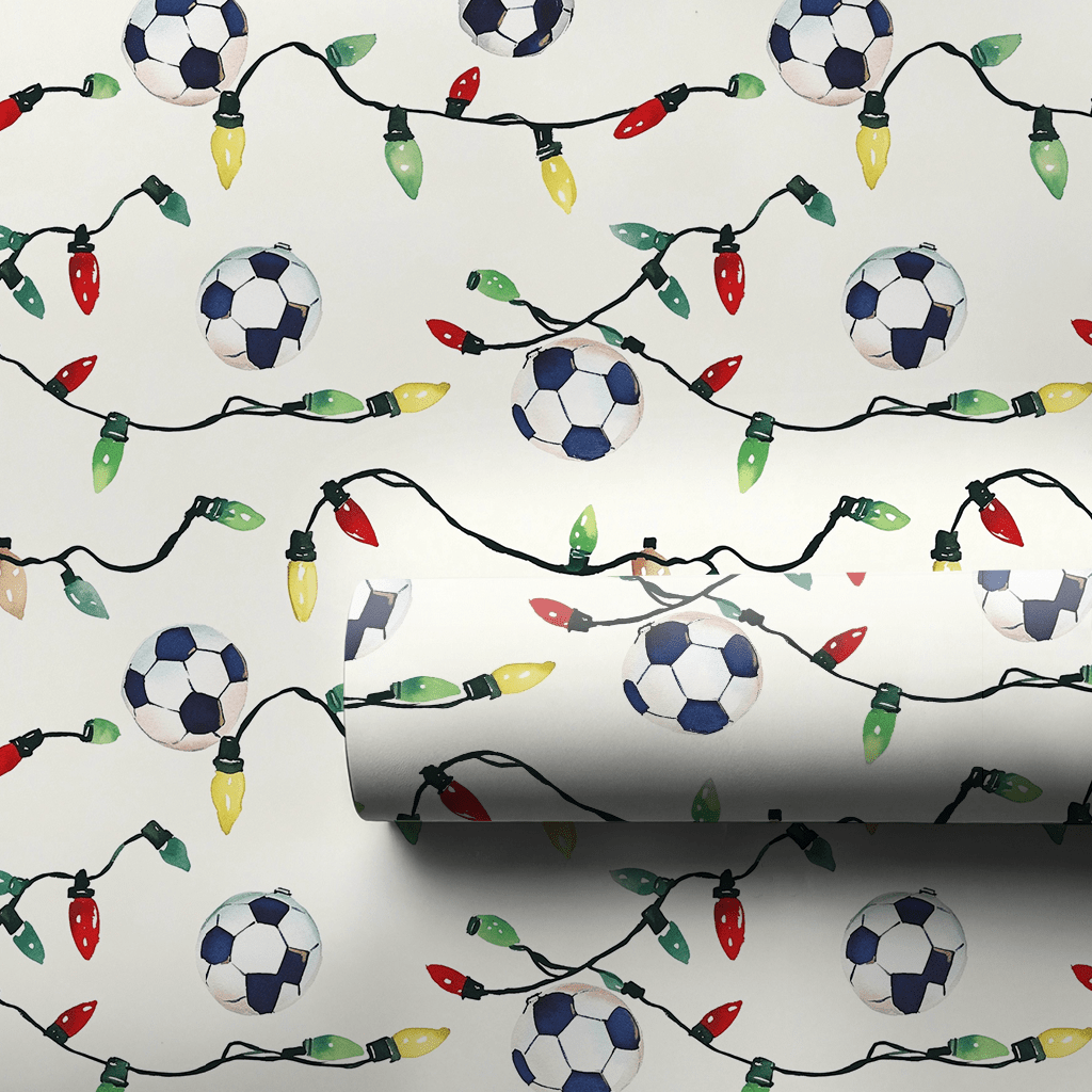 Light Up the Goal - Wrapping Paper - Aspen & Arlo