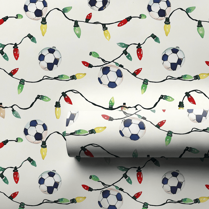 Light Up the Goal - Wrapping Paper - Aspen & Arlo