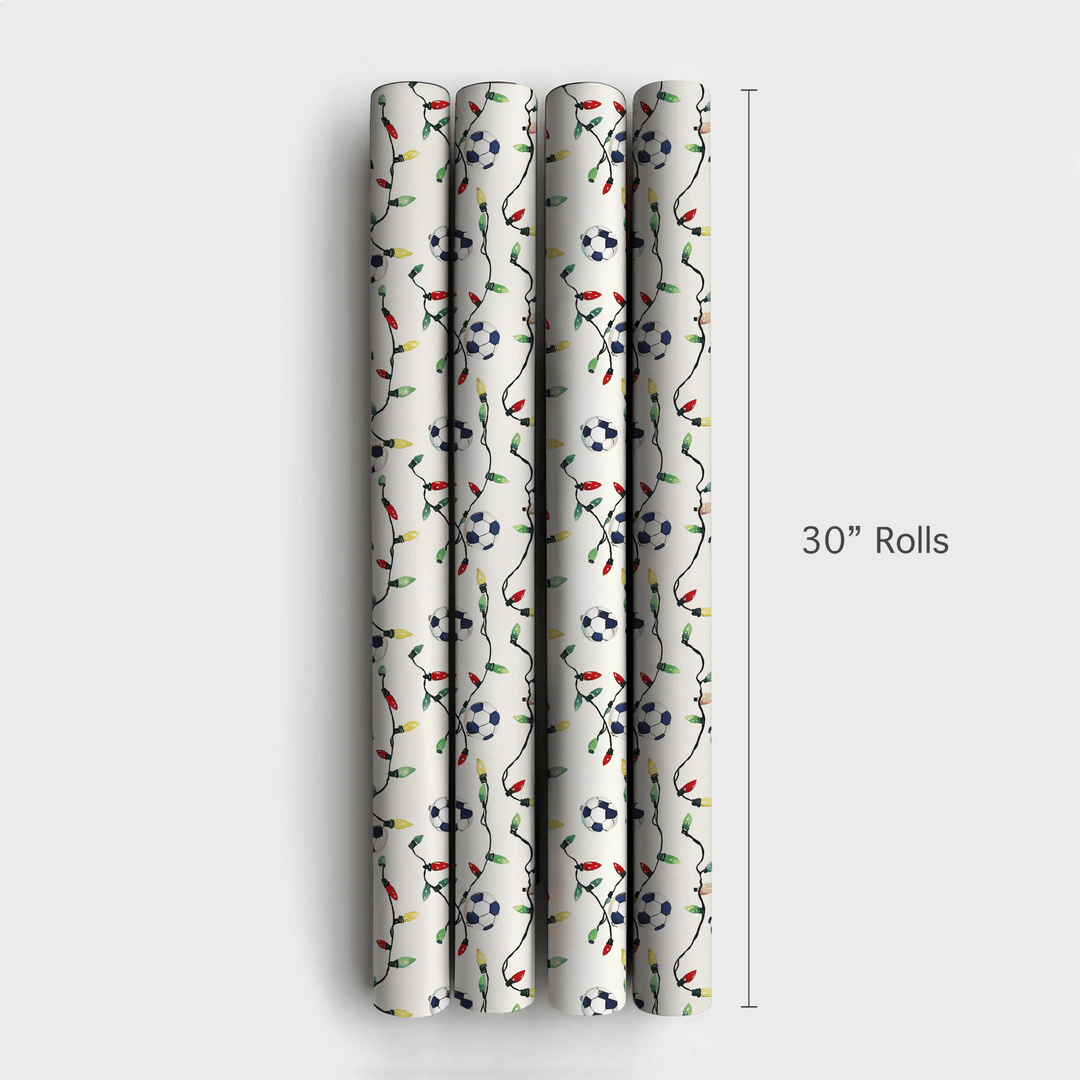 Light Up the Goal - Wrapping Paper - Aspen & Arlo