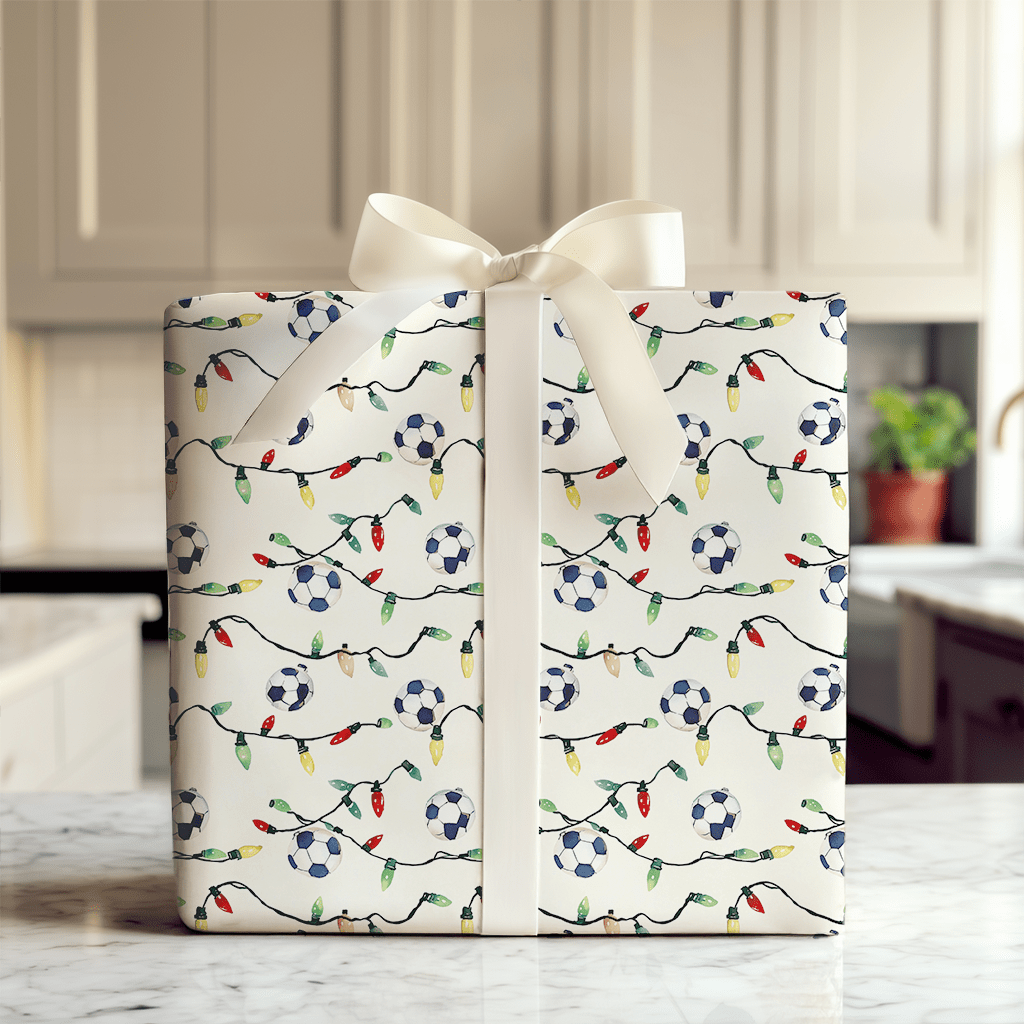 Light Up the Goal - Wrapping Paper - Aspen & Arlo