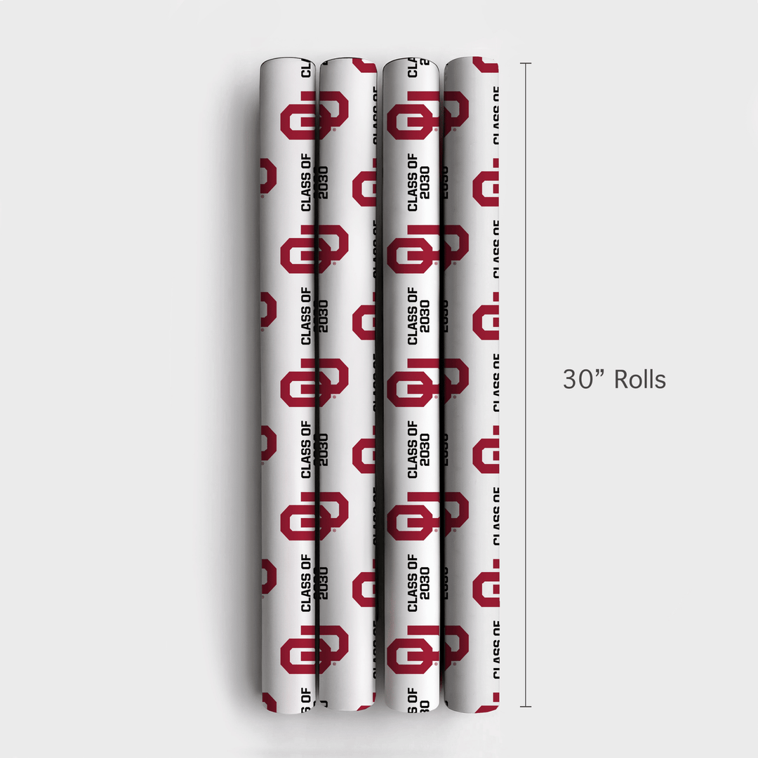 OU Class of 2030 - Wrapping Paper - Aspen & Arlo