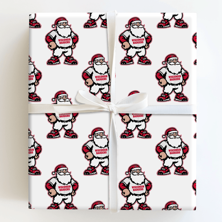 Badger Claus on the Mound - Wrapping Paper - Aspen & Arlo
