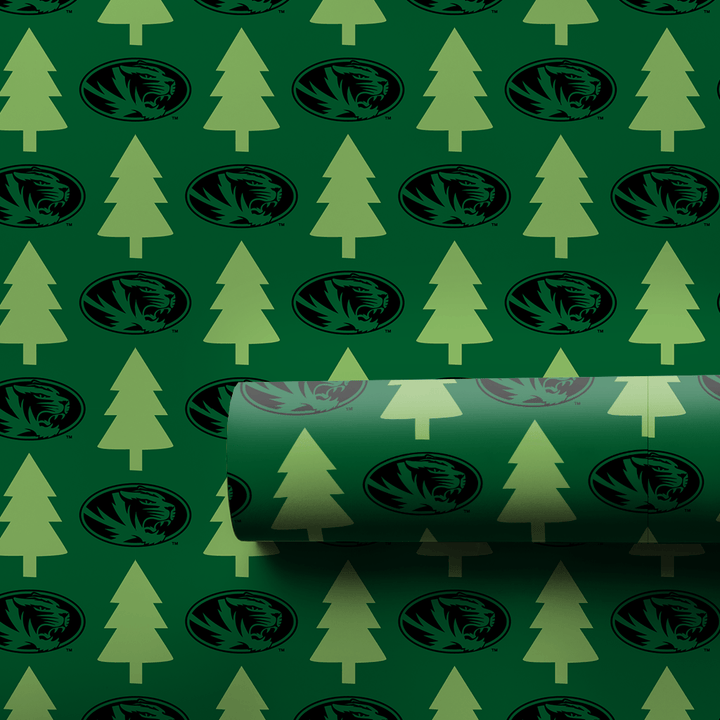 Tiger Holiday Pines - Wrapping Paper - Aspen & Arlo