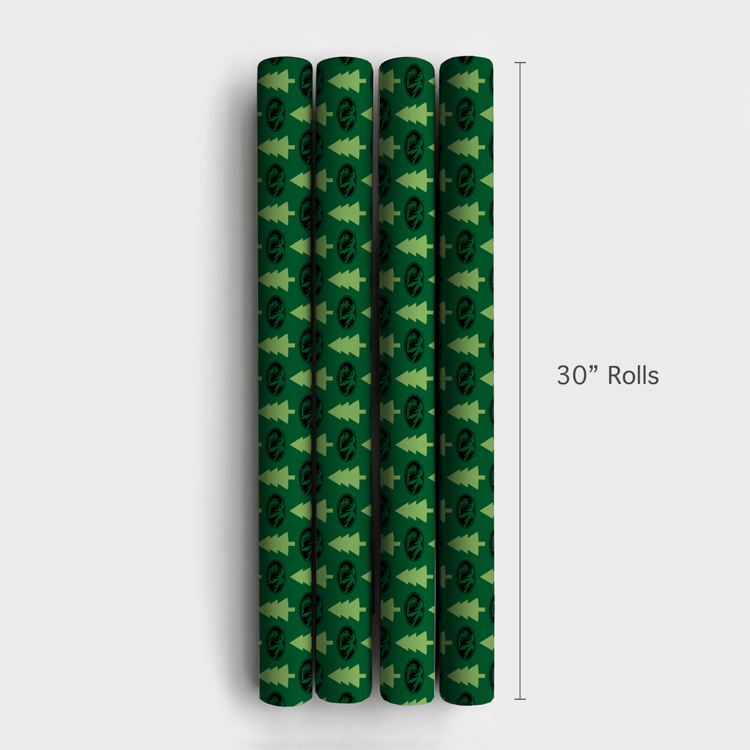 Tiger Holiday Pines - Wrapping Paper - Aspen & Arlo