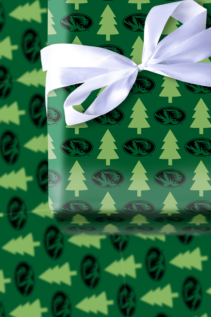 Tiger Holiday Pines - Wrapping Paper - Aspen & Arlo