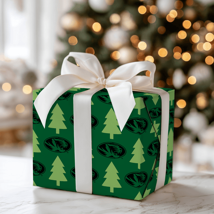 Tiger Holiday Pines - Wrapping Paper - Aspen & Arlo