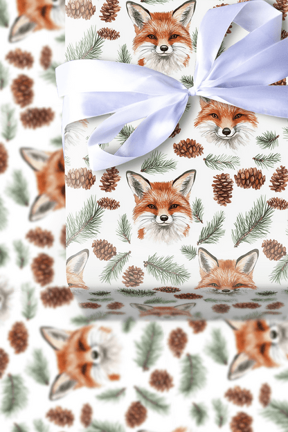 Fox Tracks - Wrapping Paper - Aspen & Arlo