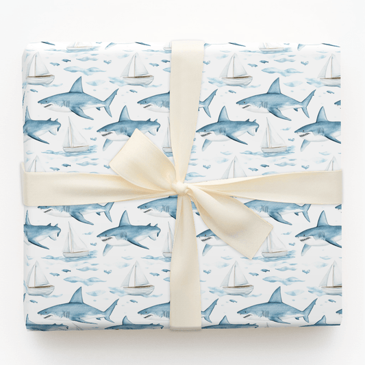 Fin and Fabulous - Wrapping Paper - Aspen & Arlo