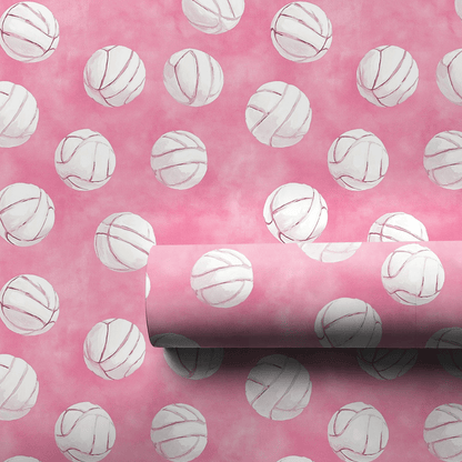 Pink Volley - Wrapping Paper - Aspen & Arlo