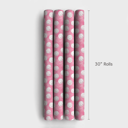 Pink Volley - Wrapping Paper - Aspen & Arlo