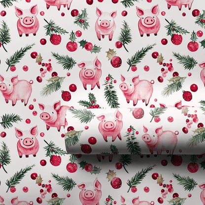 Piggy Polar - Wrapping Paper - Aspen & Arlo